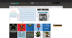 Desktop Screenshot of littleminertees.com
